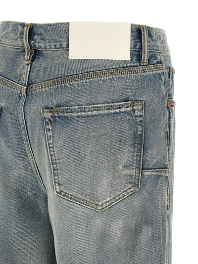 Purple Brand P011 Vintage Slash Paint Jeans In Blue