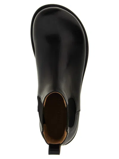 Jw Anderson Chelsea Loafer Boots And Ankle Boots Black In Black