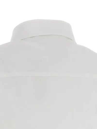 Maison Margiela Short Sleeve Shirt Button Down Collar Pocket In White