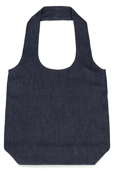 Apc A.p.c. Mini Tote Bag Ninon In Blue