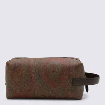 Etro Pouch M Arnica In Brown