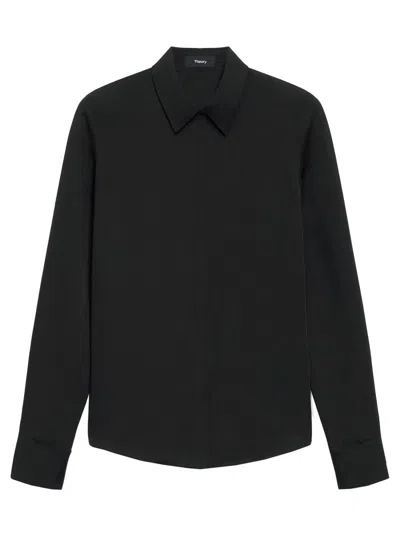 Theory Slim Fit Shirt In Black