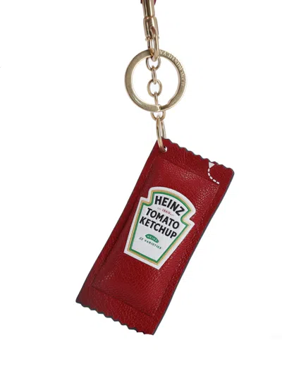 Anya Hindmarch Anya Brands Heinz Ketchup Charm Keyring In Red