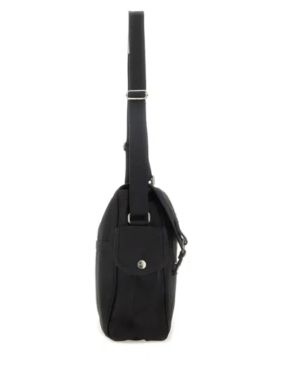 Apc A.p.c. Men Shoulder Bag With Logo In Black