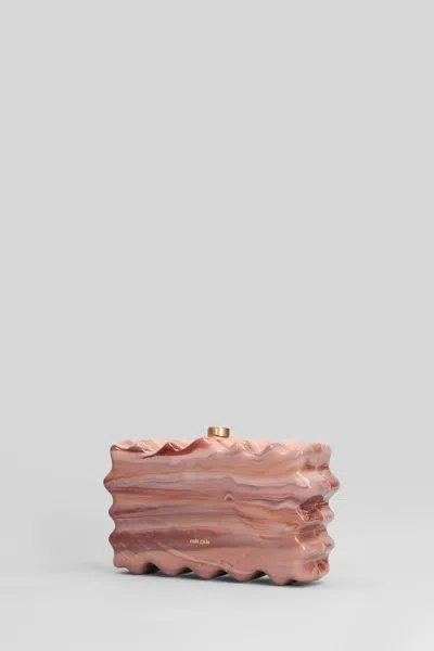 Cult Gaia Paloma Clutch In Rose-pink Acrylic In Pink