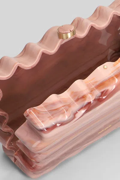 Cult Gaia Paloma Clutch In Rose-pink Acrylic In Pink