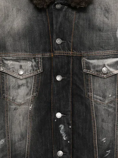 Acne Studios Denim Jacket In Black