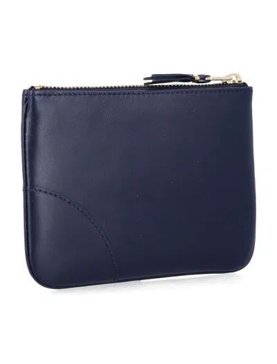 Comme Des Garçons Small Pouch In Blue