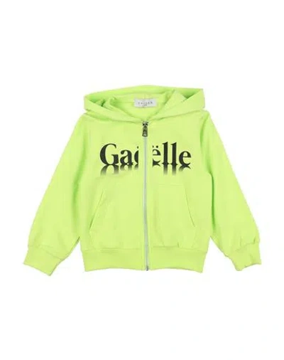 Gaelle Paris Gaëlle Paris Toddler Boy Sweatshirt Lime Green Size 4 Cotton In Green