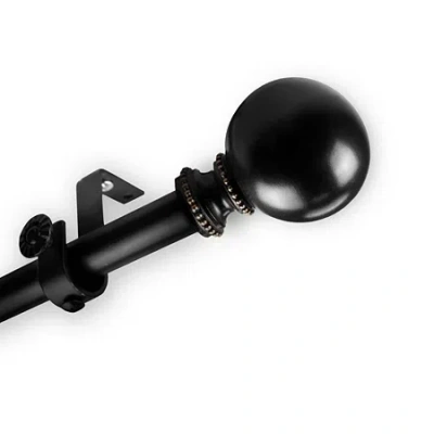 Rod Desyne Jordana Ceiling Curtain Rod In Black