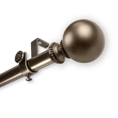 Rod Desyne Jordana Ceiling Curtain Rod In Brown