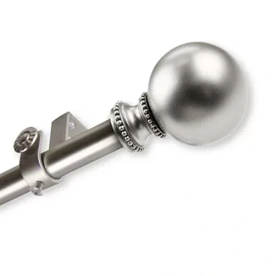 Rod Desyne Jordana Ceiling Curtain Rod In Silver