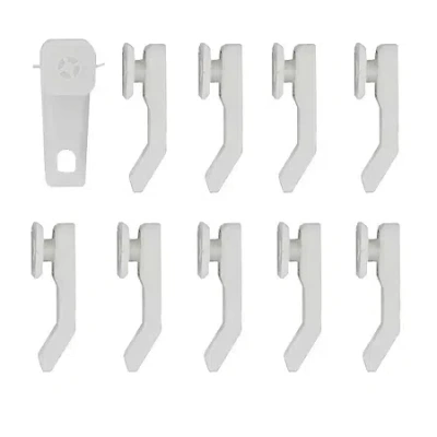 Rod Desyne 10-pk. Sliders For White Traverse Rod In White
