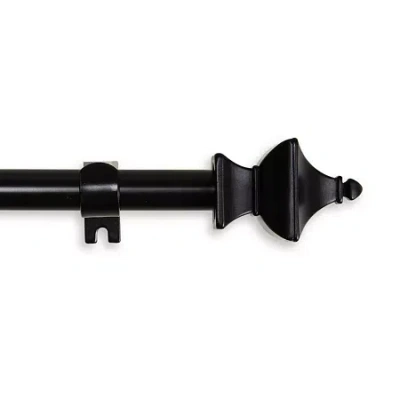 Rod Desyne Esta Â " Adjustable Curtain Rod In Black