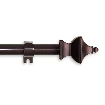 Rod Desyne Esta Â " Adjustable Curtain Rod In Brown