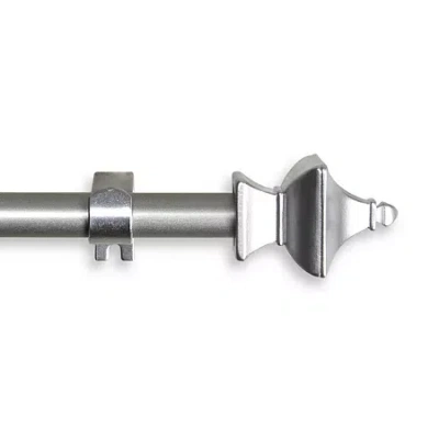 Rod Desyne Esta Â " Adjustable Curtain Rod In Silver