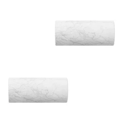 Umbra Mix & Match Marble 2-pc. Finials In White