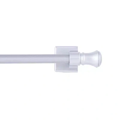Kenney Cameron 7/16 In Adjustable Curtain Rod In Silver