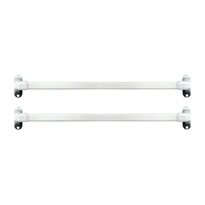 Rod Desyne Oval Sash Rod 2pc In White