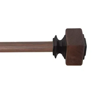 Rod Desyne Willis 1 In Adjustable Curtain Rod In Brown