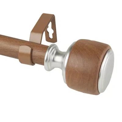 Rod Desyne Josephine 1 In Adjustable Curtain Rod In Sand