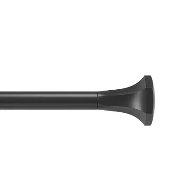 Umbra Sita 1 In Adjustable Curtain Rod In Black