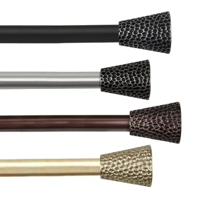 Rod Desyne Halldor 1 In Adjustable Curtain Rod In Brown