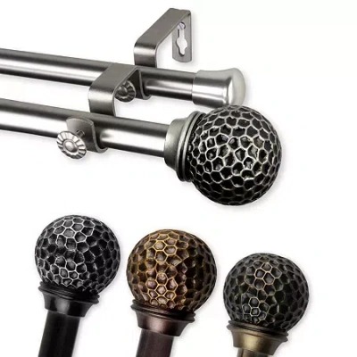 Rod Desyne Celio Double Curtain Rod In Black