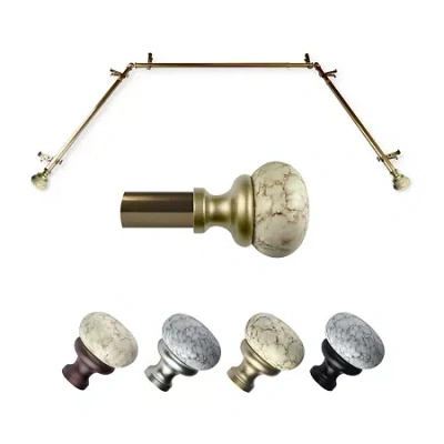 Rod Desyne Merlyn Bay Window Rod In Yellow