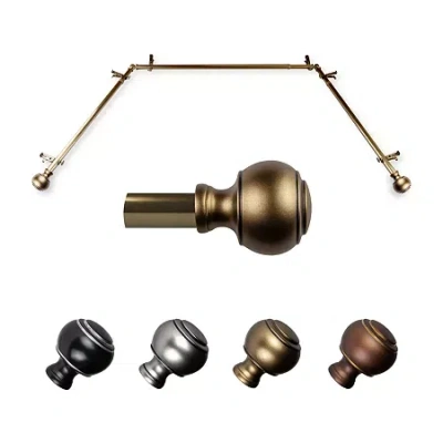 Rod Desyne Jaylin Bay Window Rod In Yellow