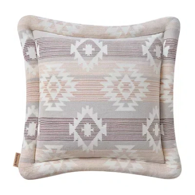 Bearpaw Mabel Coco Plush Square Throw Pillow In Sand