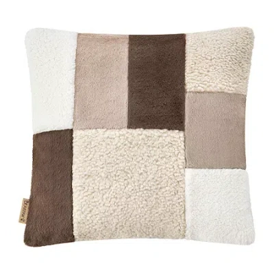 Bearpaw Cyrus Square Throw Pillow In Brown