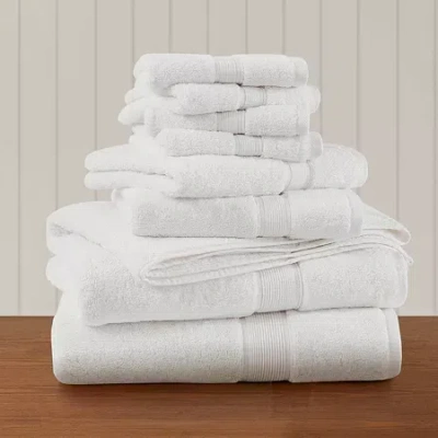 Madison Park Signature 800gsm 8-pc. Bath Towel Set In White