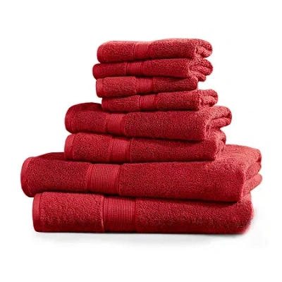 Madison Park Signature 800gsm 8-pc. Bath Towel Set In Red
