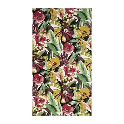 Nicole Miller Havana Beach Towel In Green