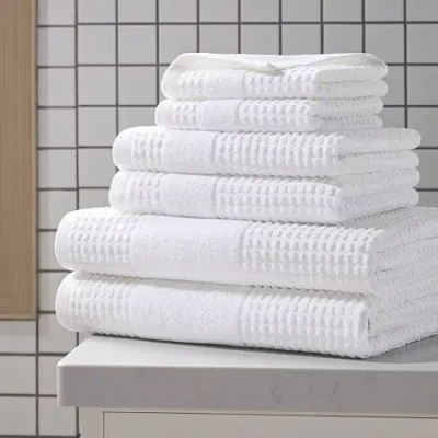 Martex 6-pc. Quick Dry Bath Towel Set In White