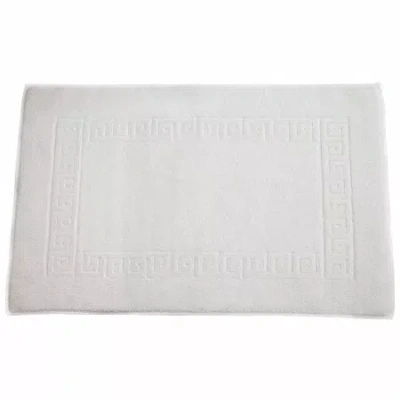 Linum Home Textiles Greek Key 20x32 Tubmatbath Mat In White