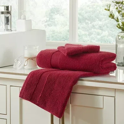 Better Trends Splash Collection 3-pc. Bath Towel Set In Red