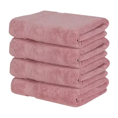 Better Trends Splash Collection 4-pc. Bath Towel In Pink