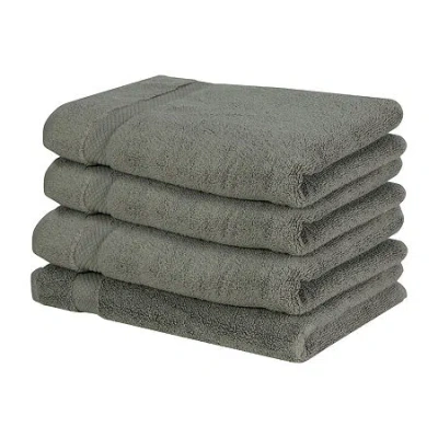 Better Trends Splash Collection 4-pc. Hand Towel In Gray