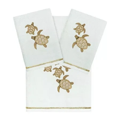 Linum Home Textiles Tortuga 3-pc. Bath Towel Set In Blue