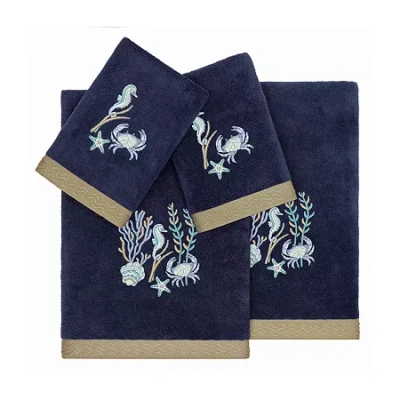 Linum Home Textiles Aaron 4-pc. Bath Towel Set In Blue