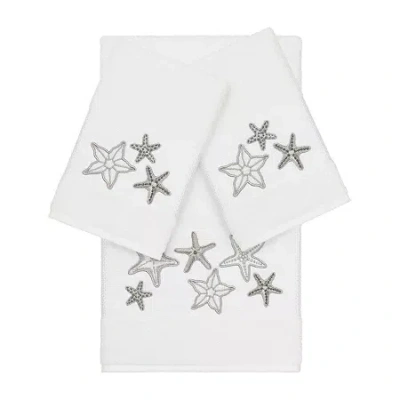Linum Home Textiles Lydia 3-pc. Bath Towel Set In White