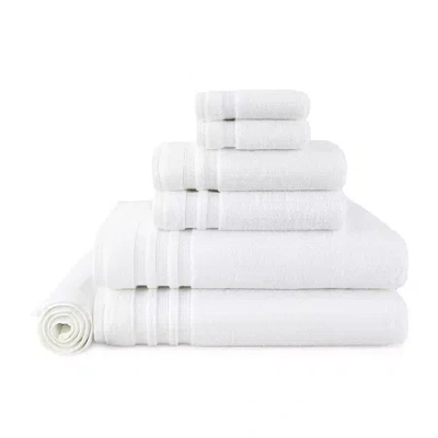Liz Claiborne Luxury Egyptian Hygrocotton Bath Towel In White