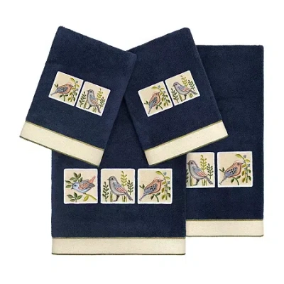 Linum Home Textiles Belinda 4-pc. Bath Towel Set In Blue
