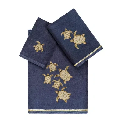 Linum Home Textiles Tortuga 3-pc. Bath Towel Set In Blue