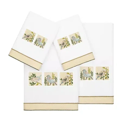 Linum Home Textiles Belinda 4-pc. Bath Towel Set In White