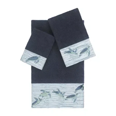 Linum Home Textiles Mia 3-pc. Bath Towel Set In Blue