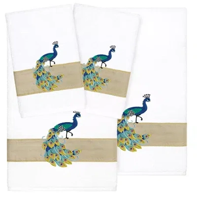 Linum Home Textiles Penelope 4-pc. Bath Towel Set In White