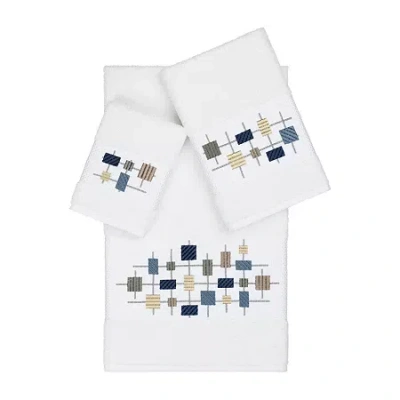 Linum Home Textiles Khloe 3-pc. Bath Towel Set In White